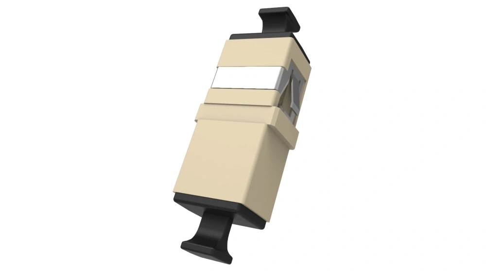 SC Simplex Fiber Optic Adaptor Flangeless Without Shutter